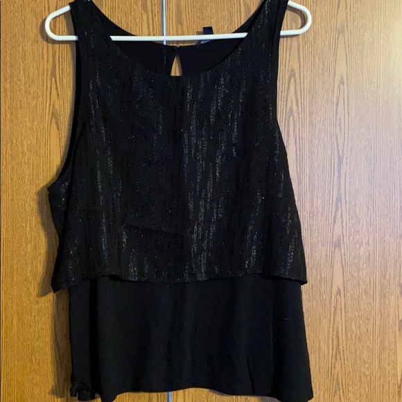 American Eagle Outfitters Tops - 5/$25 Sparkly Black Tank Top American Eagle
